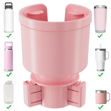 Imagem de Adaptador expansor de suporte de copo de carro atualizado com base ajustável de deslocamento, compatível com Yeti 14/24/36/1,304 g Ramblers, Hydro Flasks 32/1,134 g, outras garrafas grandes canecas de