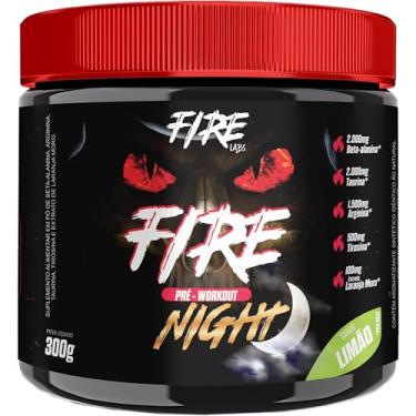 Imagem de Absolut Nutrition, Pré-treino complementado com Beta-alanina, Taurina, Arginina e Tirosina, Sem cafeína, Sabor limão, Fire Night, 300 gramas