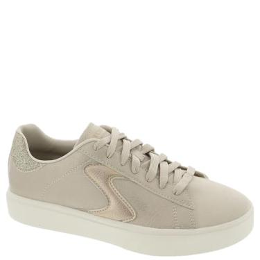 Imagem de Skechers Tênis feminino Court Classics Eden Lx envelhecido, Natural, 41