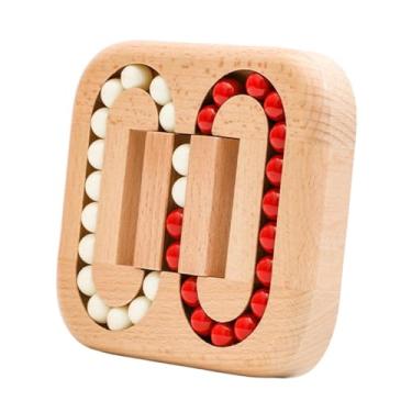 Imagem de KiBcsLic Cubo de madeira giratório com ponta de dedo, brinquedo fidget, suprimentos de festa resistentes, brinquedo de aprendizagem divertido, quebra-cabeça, Contas de Acrílico