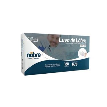 Imagem de Luva de Procedimento Látex com Pó CA 40956 com 100 unidades Nobre