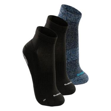 Imagem de Kit com 3 Pares de Meias Antiderrapante Pilates Lupo 3310-003 Colorido