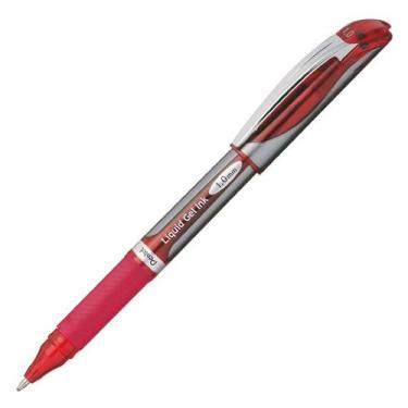 Imagem de Caneta esferografica 1, 0mm energel vermelho bl60b pentel, 3