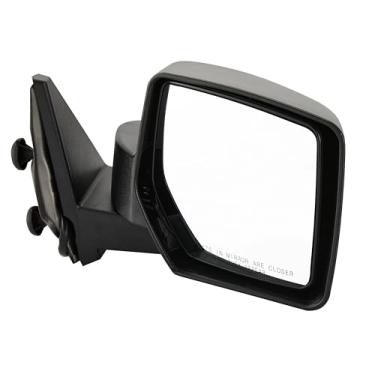 Imagem de ZAPOSTS Espelho retrovisor lateral para Jeep Patriot 2007-2013. Ajuste de potência preto (vidro) manual dobrável lado do passageiro