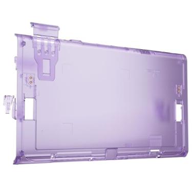 Imagem de eXtremeRate Replacement DIY Rear Back Plate for Nintendo Switch 2 Handheld Console, Custom Housing Cover Shell Case for Switch 2 (Without Kickstand) - Clear Atomic Purple