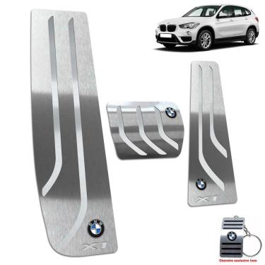 Imagem de Pedaleira Automático + Descanso Bmw X1 2009 A 2015 Prata