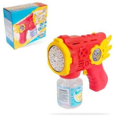 Imagem de Brinquedo Lança Bolhas De Sabão Automática com Luz dia das crianças ar