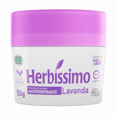 Imagem de Desodorante em Creme Herbíssimo Lavanda Antiperspirante 48h 55g