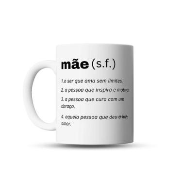 Imagem de Caneca de Porcelana Significado Mãe - Alta Qualidade, 325 ml - Ateliê 
