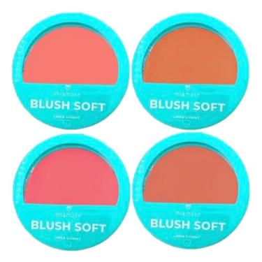 Imagem de Blush Soft Compacto Aveludado, Longa Duração 24h, Alta Pigmentação, Textura Ultrafina (Cor 1)