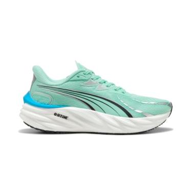 Imagem de PUMA Tênis de corrida feminino Velocity Nitro, Mint Melt/Speed Blue, 35