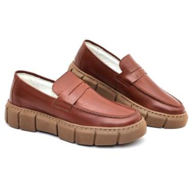 Imagem de Sapato Loafer Masculino em Couro de Luxo Sola Premium Estilo Elegante Social