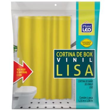 Imagem de Cortina para Box Amarelo (1,35x2,00m) | Plast Leo (Ref.: 603-E)