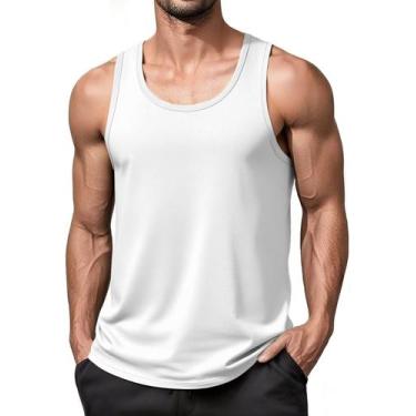 Imagem de Camiseta regata masculina MAGNIVIT, roupa esportiva, solta, algodão, b