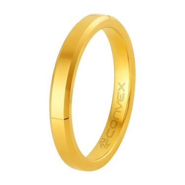 Imagem de Aliança de Tungstênio Maldivas Dourada 3mm.