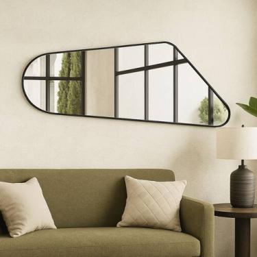 Imagem de Espelho Decorativo Orgânico Delta 70x160 Grande de Parede para Sala La