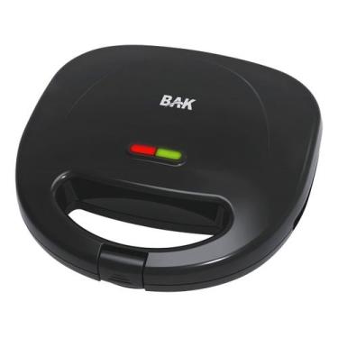 Imagem de Sanduicheira Elétrica Bak 750w Grill Cor Preto 110v, 110V