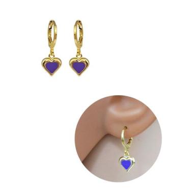 Imagem de Brinco Argolinha Infantil Banhado a Ouro 18K Antialérgico - MIXFOLHEAD