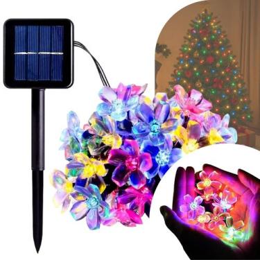 Imagem de Pisca Pisca De Led Fio Fada Carregador Solar Cordão 9.5 Metros Decoraç