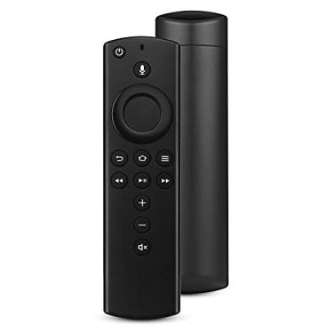 Imagem de Substituição do controle remoto de TV com controle de voz compatível com Smart TV Stick (2ª geração/4K/Lite/versão 2020), TV Cube (1ª/2ª geração), Smart TV 3ª geração, N0t para Samsung/Insignia