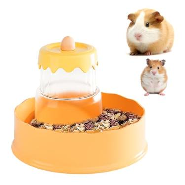 Imagem de Mini&moe Tigela de comida para hamster – Alimentador automático de porquinhos-da-índia sem derramamento, dispensador de ração para animais de estimação pequeno para gerbil, rato, chinchila, furão