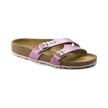 Imagem de Sand lia de couro feminina Yao Birkenstock