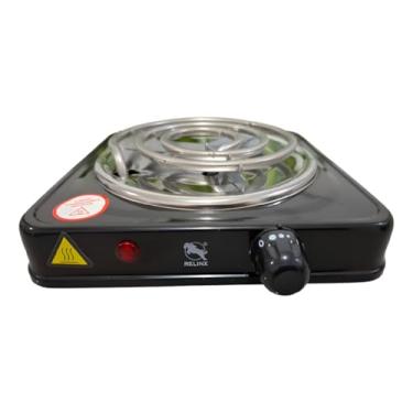 Imagem de Fogareiro Elétrico Portátil 1000w 1 Boca (PRETO) 127V