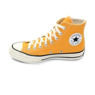 Imagem de Tênis Converse All Star Chuck 70 Amarelo Ouro/Branco/Amendoa Hi CT09550001 (AMARELO, BR, Adulto, Numérico, G, 34)