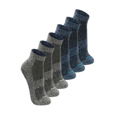 Imagem de Kit com 6 Pares de Meias Antiderrapante Pilates Lupo 3310-003 Colorido