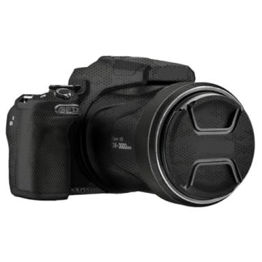 Imagem de COOLPIX P1100 Película protetora de vinil antirriscos para câmera película protetora de vinil capa de decalques para Nikon COOLPIX P1100 (Mamba Preto)