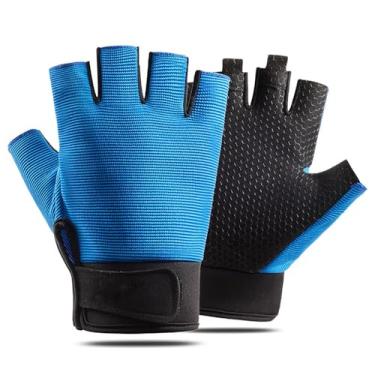 Imagem de Luvas de exercícios para homens e mulheres, luvas de treino para levantamento de peso, ciclismo, academia, treinamento, respiráveis e ajuste confortável