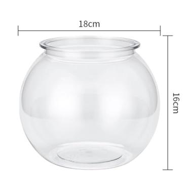 Imagem de Fenteer Vaso de Resina Transparente para Aquário E Porta-retratos para Quarto, Sala de Estar, Mesa de Trabalho, Escritório, Casa, Decoração de Fazenda