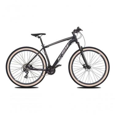 Imagem de Bicicleta Aro 29 Ksw Xlt 24v K7 Câmbios Shimano Freio Hidráulico Garfo Trava Pneu Faixa - Preto/prata Tam.15