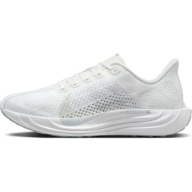 Imagem de Nike Pegasus Plus Tênis de corrida feminino (FQ7261-101, branco/cinza lobo/platina pura), Branco/cinza lobo/platina pura, 37