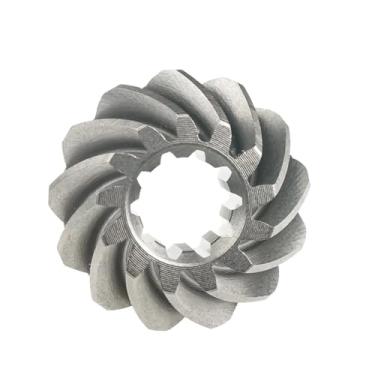 Imagem de OVERSEE 43-821925 Engrenagem de pinhão para motor de popa Mercury 8, 9,9, 10, 13,5, 15 HP Gear Pinhão engranaje 821925 13 dentes, metalocromo, 43-821925/ 813694 / 813694T