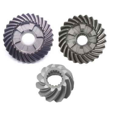 Imagem de OVERSEE Pinhão 6D9-45551 Forward 6D9-45560 Reverse 6D9-45571 Conjunto de engrenagens para motor de popa Yamaha F50 F60 F90 HP, metalocromo