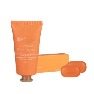 Imagem de Kit Creme para as Mãos + Sabonete em Barra 2 unidades Joli Hinode