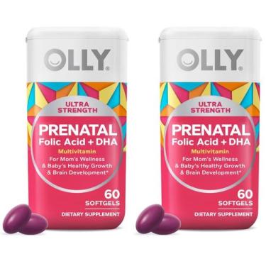 Imagem de Cápsulas de gel multivitamínico pré-natal OLLY Ultra Strength 120 unid