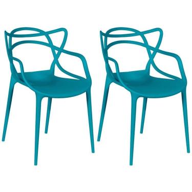 Imagem de Kit 2 Cadeiras Allegra - Turquesa