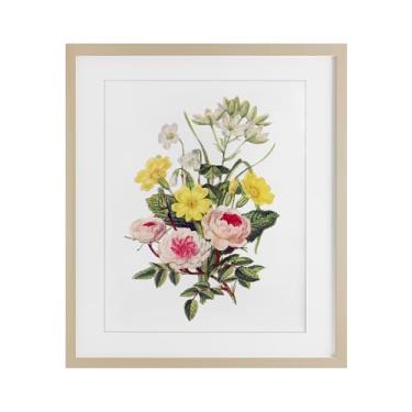 Imagem de Stupell Industries Impressão emoldurada Bushel of Wild Florals Birch Under Glass, design por Lettered and Lined, 16 x 13