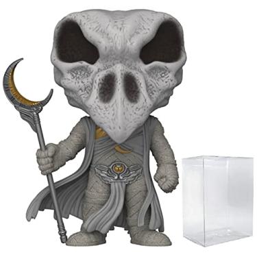 Imagem de Pop Marvel: Cavaleiro da Lua – Boneco de vinil Khonshu Funko (pacote com caixa protetora compatível), multicolorido, 9,5 cm