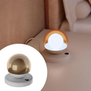 Imagem de Abajur Luminaria De Mesa Dama Moderno Com Interruptor Com Globo Vidro 