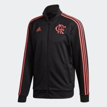 Imagem de Jaqueta Flamengo Adidas 3-Stripes Track Top Masculina - +Vermelho FQ7647-Masculino