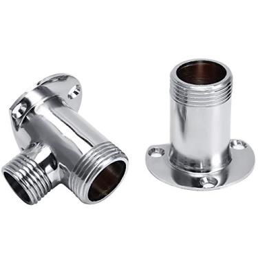 Imagem de Acouto Listagem Adaptador de Torneira de Chuveiro Montado na Parede de Entrada G1/2 para Saída G3/4 de - Acessório de Chuveiro de Latão Com Superfície, Fácil Instalação de Parafuso para Uso Em