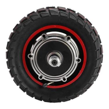 Imagem de Cryfokt Roda Traseira do Motor do Cubo de Scooter Elétrico, Substituição do Motor de Tração Traseira de 10 Polegadas 48V 800W Com Pneu, Peça de Scooter para Scooter Elétrico M4 M4pro