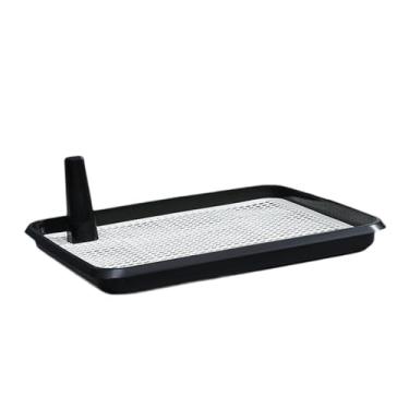 Imagem de Fxzqgnh Banheiro para Cães, Tapete Higiênico para Cachorros, Tapete Antiderrapante para Treinamento de Filhotes, Ideal para Sala de Estar, Dormitório, área Ex, Preto