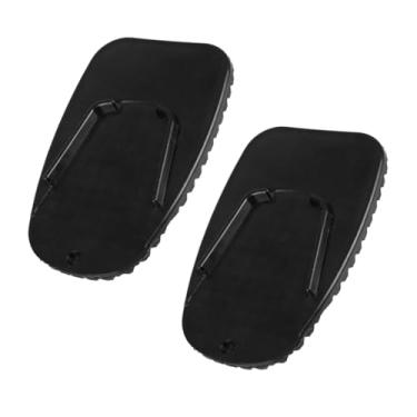 Imagem de Placa de suporte de motocicleta - Placa de suporte de pé de motocicleta, porta-copos antiafundamento, acessório de estacionamento de motocicleta para garagem, estrada, acampamento, adulto