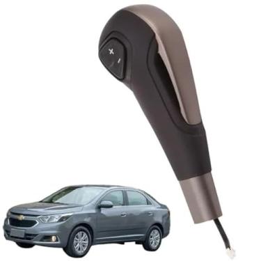 Imagem de Peça Manopla Marcha Alavanca Câmbio Automático Compatível Com Cobalt Graphite Elite 2013 Á 2020 (CINZA)
