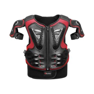 Imagem de Colete De Proteção Para Motocicleta Infantil Com Protetores De Joelho 