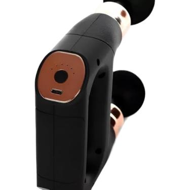 Imagem de Pistola Dupla Massageadora BR-821 – Massagem Profunda, 6 Velocidades, 6 Ponteiras, Alívio Muscular, Recuperação Pós-Treino e Bem-Estar Instantâneo